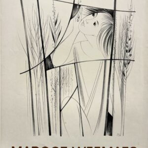AFFICHES ANCIENNES - Beaux-Arts - Margot Weemaes à la Galerie du Nouvel Essor – Affiche Expo Litho L. Détruit 1964