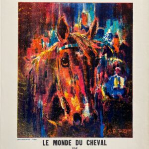 AFFICHES ANCIENNES - Beaux-Arts - Trincot à la Galerie des Champs-Élysées – Affiche Expo Litho Jess-Borocco 1968