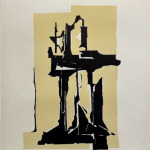 AFFICHES ANCIENNES - Beaux-Arts - Angelopoulos à la Galerie Mona Lisa – Affiche Expo Litho 1963