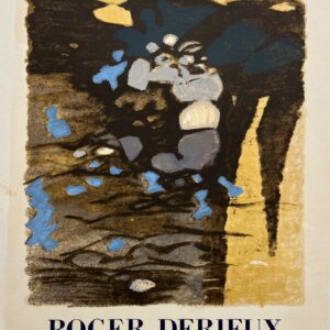 AFFICHES ANCIENNES - Beaux-Arts - Roger Derieux à la Galerie Cinq-Mars – Affiche Expo Litho 1965