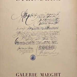 AFFICHES ANCIENNES - Beaux-Arts - Steinberg à la Galerie Maeght – Affiche Expo Litho Arte 1971