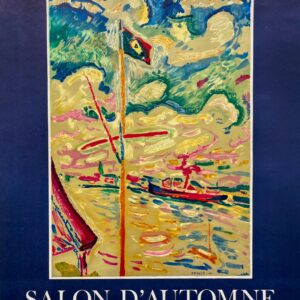 AFFICHES ANCIENNES - Beaux-Arts - Les Fauves au Grand Palais – Affiche Expo Litho Jobin 1979 – Braque