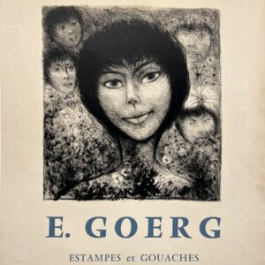 AFFICHES ANCIENNES - Beaux-Arts - E. Goerg à la Galerie Sagot-Le Garrec – Affiche Expo Litho Desjobert 1959