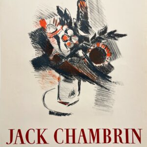 VINTAGE POSTERS - Fine Arts - Jack Chambrin at the Galerie J.-C. de Chaudun – 1959 Litho Mourlot Exhibition Poster