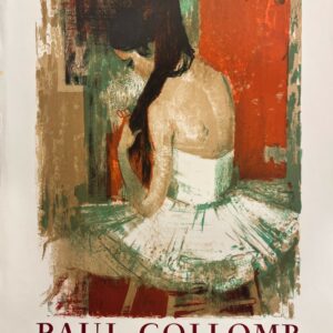 AFFICHES ANCIENNES - Beaux-Arts - Paul Collomb à la Galerie Lorenceau – Affiche Expo Litho Mourlot 1961