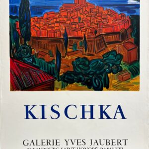 AFFICHES ANCIENNES - Beaux-Arts - Kischka à la Galerie Yves Jaubert – Affiche Expo Litho Mourlot 1972