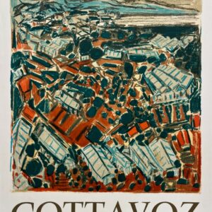 AFFICHES ANCIENNES - Beaux-Arts - Cottavoz à la Galerie Kriegel – Affiche Expo Litho Mourlot 1973