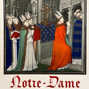 AFFICHES ANCIENNES - Beaux-Arts - VIIIe Centenaire de Notre Dame de Paris – Affiche Expo Litho Mourlot 1963