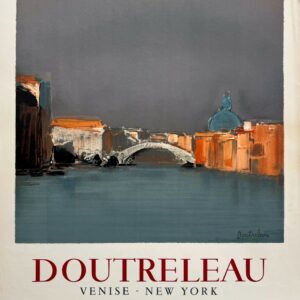 VINTAGE POSTERS - Fine Arts - Doutreleau at the Galerie de Paris – Exhibition Poster, Lithograph by Mourlot, 1967