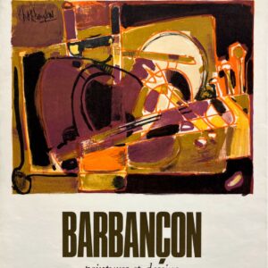 AFFICHES ANCIENNES - Beaux-Arts - Barbançon chez Tagliana, Maison Van Gogh – Affiche Expo Litho A. Karcher 1974
