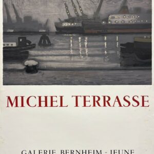 AFFICHES ANCIENNES - Beaux-Arts - Michel Terasse à la Galerie Berheim-Jeune – Affiche Expo Litho Mourlot 1970