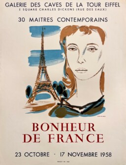 AFFICHES ANCIENNES - Beaux-Arts - 30 Maîtres Contemporains – Affiche Expo Litho Mourlot 1958