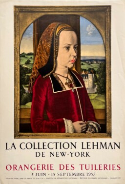 AFFICHES ANCIENNES - Beaux-Arts - Collection Lehman à l\\\&rsquo;Orangerie des Tuileries – Affiche Expo Litho Mourlot 1957