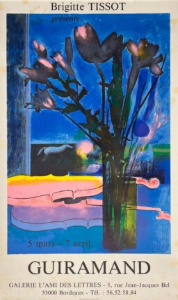 AFFICHES ANCIENNES - Beaux-Arts - Guiramand à la Galerie l\\\\\\\\\\\\\\\&rsquo;Ami des Lettres – Affiche Expo Litho [1970]