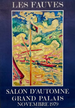 AFFICHES ANCIENNES - Beaux-Arts - Les Fauves au Grand Palais – Affiche Expo Litho Jobin 1979 – Braque