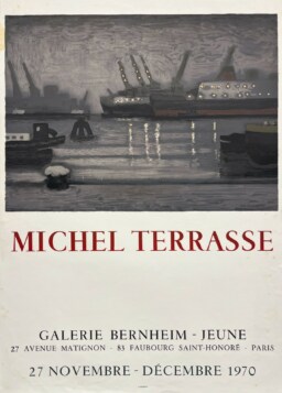 AFFICHES ANCIENNES - Beaux-Arts - Michel Terasse à la Galerie Berheim-Jeune – Affiche Expo Litho Mourlot 1970
