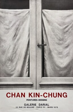 AFFICHES ORIGINALES - Spectacle & Évènements - Chan Kin-Chung à la Galerie Darial – Affiche Expo Litho Mourlot 1975