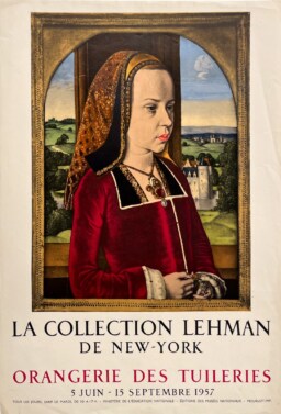 AFFICHES ORIGINALES - Spectacle & Évènements - Collection Lehman à l&rsquo;Orangerie des Tuileries – Affiche Expo Litho Mourlot 1957