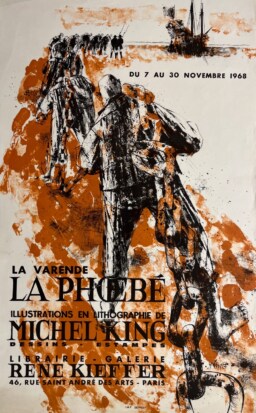 AFFICHES ORIGINALES - Spectacle & Évènements - La Phoebé de La Varende chez René Kieffer – Affiche Expo Litho Deprest 1968