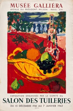 AFFICHES ORIGINALES - Spectacle & Évènements - Salon des Tuileries au Musée Galliéra – Affiche Expo Litho Mourlot 1962